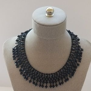 Black Crystal Necklace
